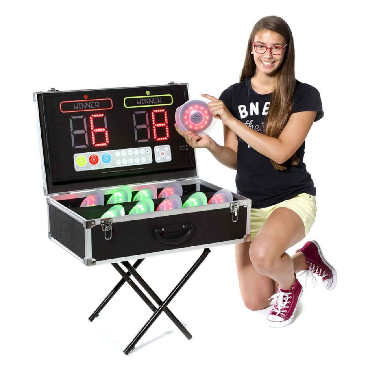 jeux interactif valise cibles