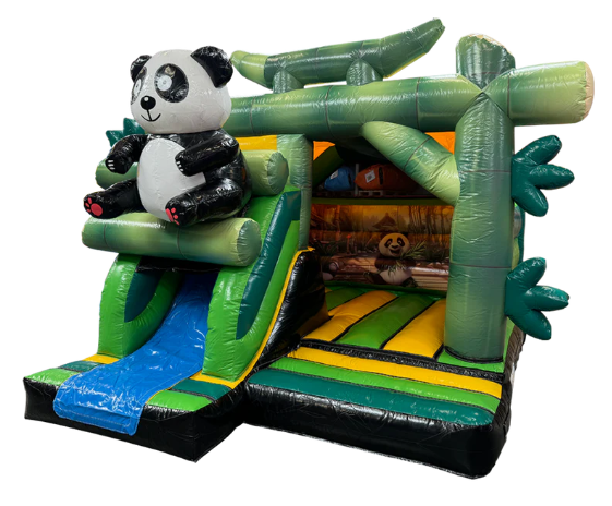 château gonflable panda