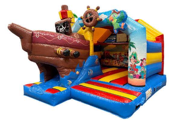 château gonflable pirate